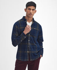 Barbour Southfield Tailored Long-Sleeved Shirt in Inky Blue