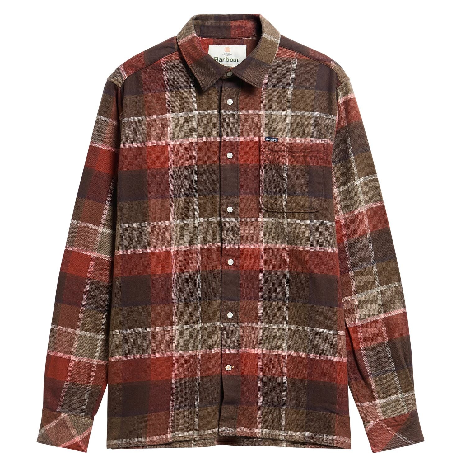 Barbour Copswell Relaxed Long-Sleeved Shirt In Beech