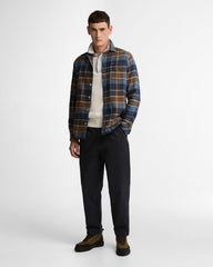 Barbour Copswell Relaxed Long-Sleeved Shirt In Dark Sand