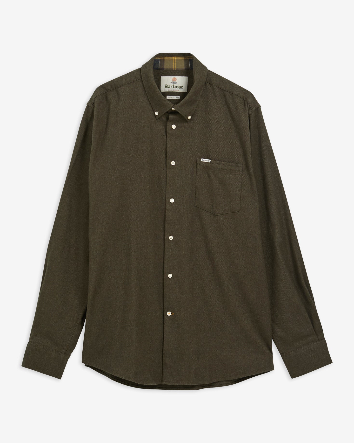Barbour Sparrowhill Regular Fit Shirt In Olive