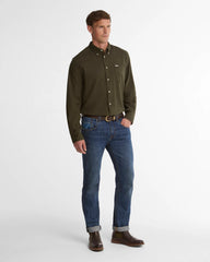 Barbour Sparrowhill Regular Fit Shirt In Olive