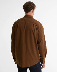 Barbour Sparrowhill Regular Fit Shirt In Dark Sand