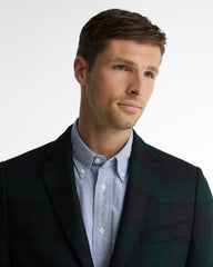 Barbour Kingham Moons Black Watch Tartan Blazer