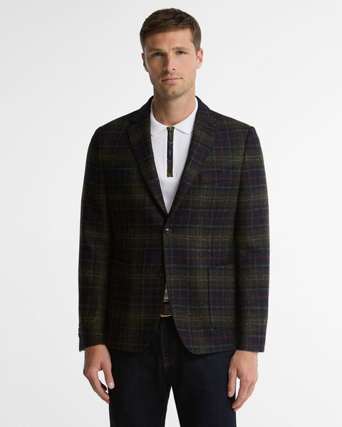 Barbour Sanders Moons Tartan Blazer