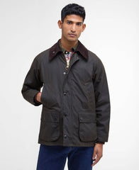 Barbour Classic Bedale Wax Jacket In Classic Dark Olive