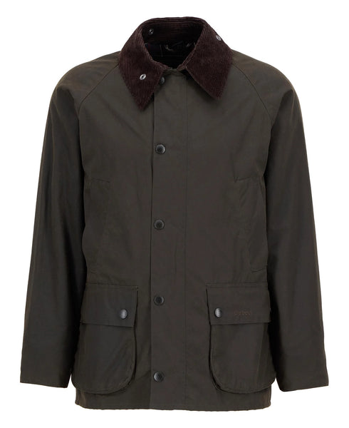 Barbour Classic Bedale Wax Jacket In Classic Dark Olive