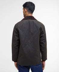 Barbour Classic Bedale Wax Jacket In Classic Dark Olive