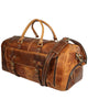 Rainwater's XL Genuine Leather Duffel Bag With Shoe Compartment In Cognac