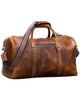 Rainwater's Genuine Leather Large Duffel Bag In Cognac