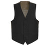 Rainwater's Luxury Collection Super 140's Wool Vest in Black