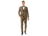-Rainwater's -Rainwater's - Suits - Tweed Vested 3 Piece Suit In Brown -
