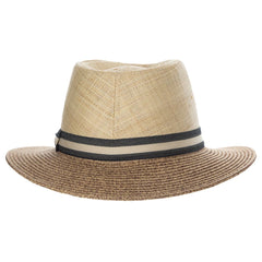 Scala Marcellus Raffia Safari Hat in Brown