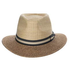 Scala Marcellus Raffia Safari Hat in Brown