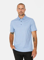 7 Diamonds Nassau Polo In Blue