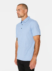 7 Diamonds Nassau Polo In Blue