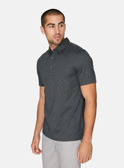 7 Diamonds Pace Polo In Charcoal