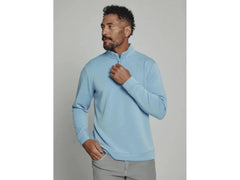 -Rainwater's -7 Diamonds - Knit Shirt - 7 Diamonds Rev Quarter Zip, 1/4 Zip Pullover In Blue -