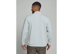 -Rainwater's -7 Diamonds - Knit Shirt - 7 Diamonds Rev Quarter Zip, 1/4 Zip Pullover In Platinum -