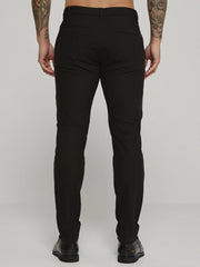 7 Diamonds Infinity Chino Athletic Fit In Black