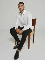 7 Diamonds Infinity Chino Athletic Fit In Black