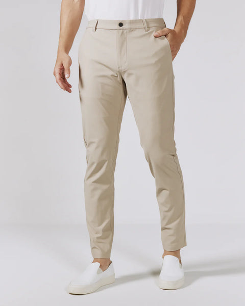 7 Diamonds Infinity Chino Athletic Fit In Khaki