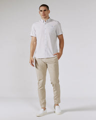 7 Diamonds Infinity Chino Athletic Fit In Khaki
