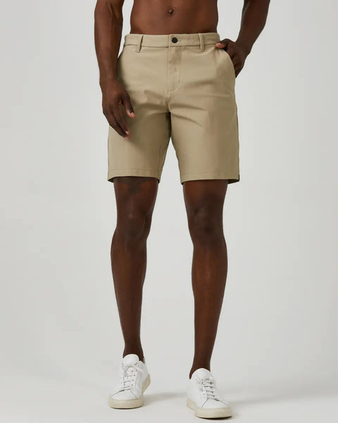 7 Diamonds Infinity™ 9" Chino Short In Khaki