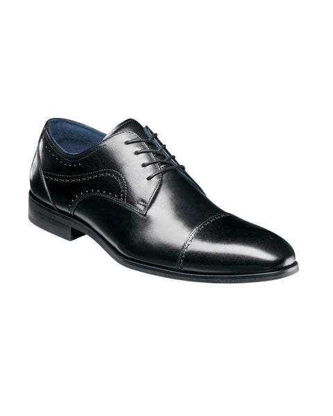 Stacy Adams Bryant Cap Toe Oxford in Black