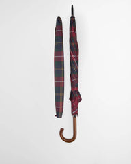 Barbour Tartan Walker Umbrella In Winterberry Tartan