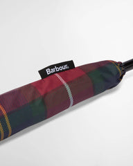 Barbour Tartan Walker Umbrella In Winterberry Tartan