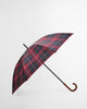 Barbour Tartan Walker Umbrella In Winterberry Tartan