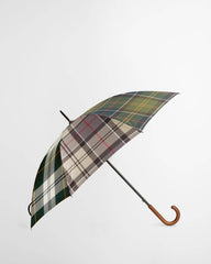 Barbour Tartan Walker Umbrella In Multi Mixed Tartan Plaid
