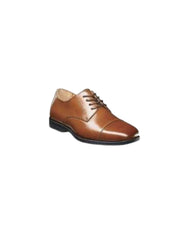 Florsheim Reveal Cap Toe Oxford Jr. Boys Dress Shoes in Cognac