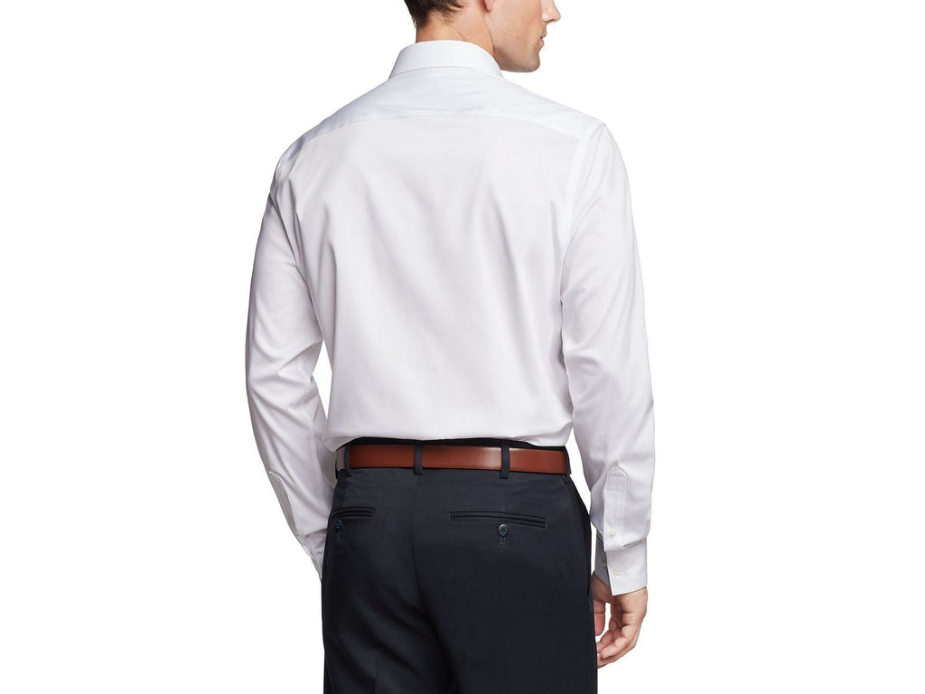 Van Heusen Regular Fit Ultra Wrinkle Free Stretch FLEX Solid Dress Shirt in White | Rainwater's Van Heusen Regular Fit Ultra Wrinkle Free Stretch FLEX Solid Dress Shirt in White | Rainwater's