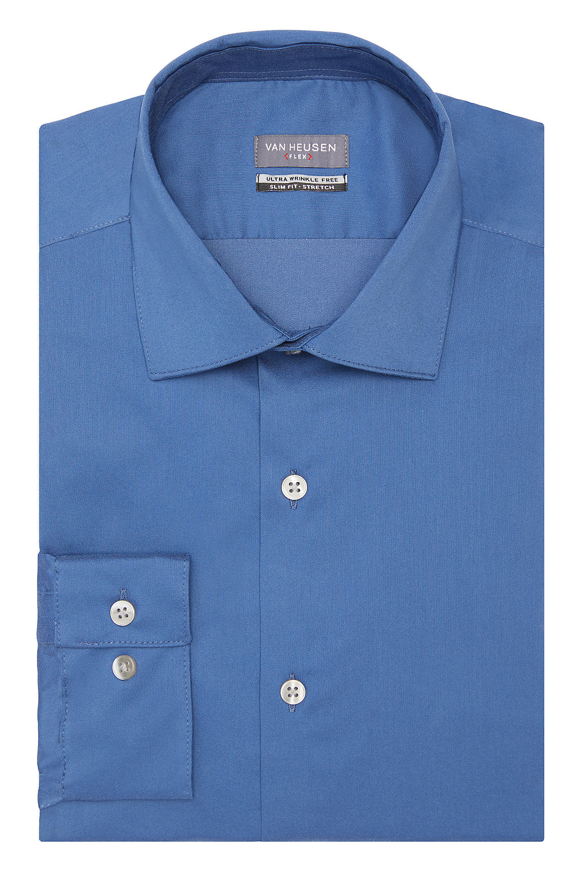 Van Heusen Big Tall Fit FLEX Stretch Wrinkle Free Dress Shirt In