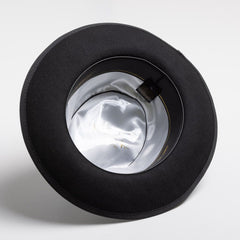 Scala New Yorker Wool Felt Fedora in Black