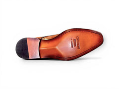 Carrucci Weston Whole Cut Oxford in Cognac