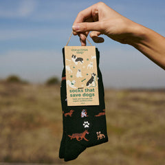 Dog Socks that Save Dogs | Paw Parade - Gifts for Dog People in Medium