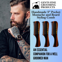 G.B.S MCT Moustache Comb Fine Toothed 3