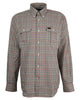 Barbour Foss Button Down Collar Regular fit Button Up Shirt In Olive