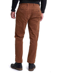 Barbour Nueston Stretch Corduroy Trousers In Dark Honey