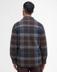 Barbour Chapter Check Shirt Jacket Overshirt in Midnight Oak