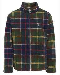 Barbour Tartan Sherpa Fleece Jacket In Classic Tartan