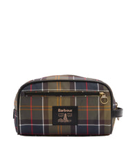 Barbour Tartan Washbag Shaving Kit