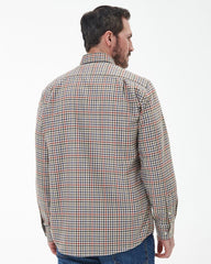 Barbour Foss Button Down Collar Regular fit Button Up Shirt In Olive