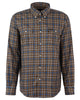 Barbour Foss Regular Fit Button-down Collar Shirt in Navy & Tan Plaid