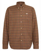 Barbour Henderson Thermo Weave Checked Shirt in Stone