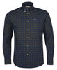 Barbour Lomond Tailored Buttondown Collar Shirt in Olive Night