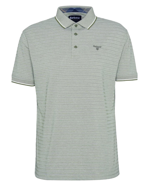Barbour Taverham Polo In Pine Green