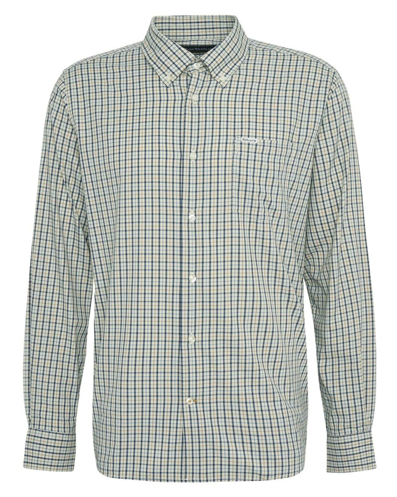 Barbour Teesdale Tailored Performance Button-Down Shirt in Green